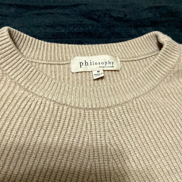 Philosophy Sweater Size M. - Picture 5 of 7